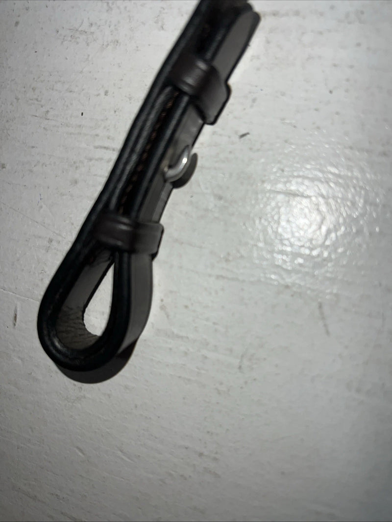 New EQUIROYAL Brown English Snaffle Bridle Full #21-9556-7-0 BB-13