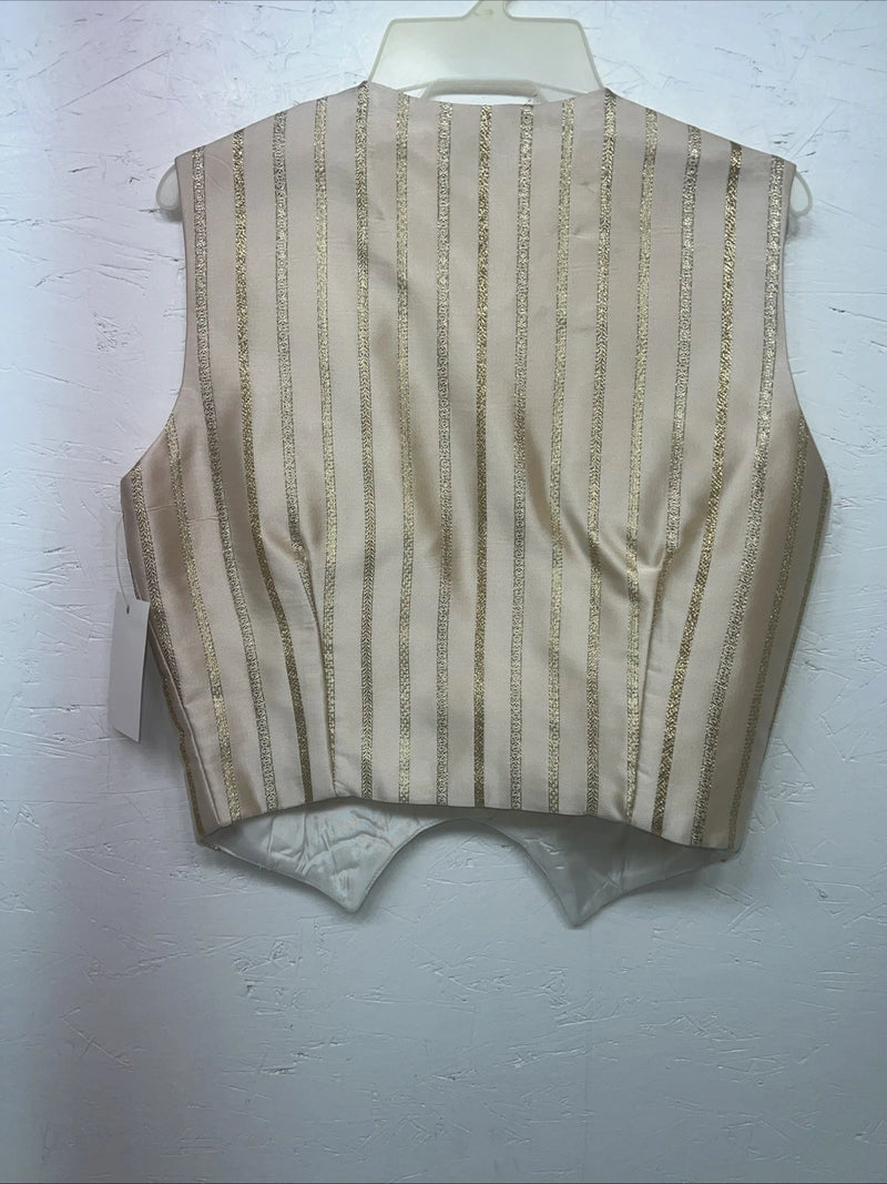 New Women’s Congress Classics Gold Western Show Vest Medium E-607