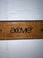 New Brown Genuine Leather Acme Tooled 28” Belt #5022 JJ-161