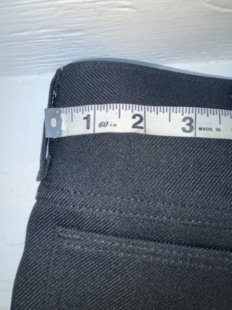 New Vintage Black Wrangler Polyester Pants #828K ZZ-34