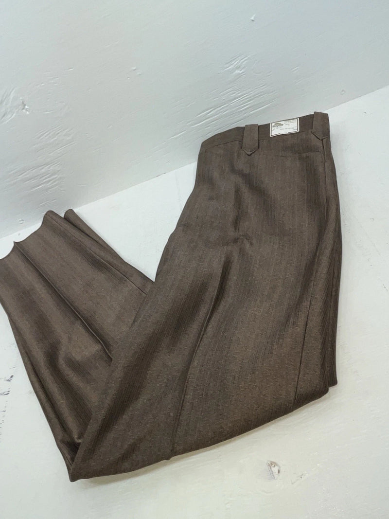 New Vintage Brown Mesquite Polyester Pants #5716 OO-20