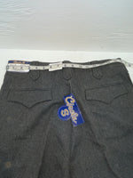 New Vintage Gray Circle S Polyester Pants #CP4776 XX-78