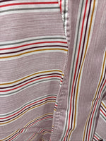 New Men’s Tem Tex Pink Stripe Long Sleeve Pearl Snap 16.5 X 35 Large R-32