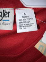New Women’s Red Wrangler Long Sleeve Shirt L #7550AB 3B-25