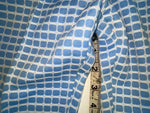 New Vintage Blue Checkered Lee Polyester Pants #2652644 VV-75