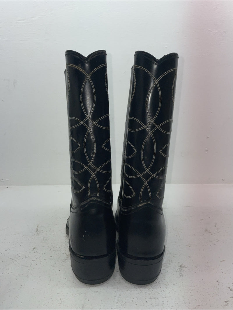 New Men’s Black Texas Brand Cowboy Boots. 6900 10 D. 7-14
