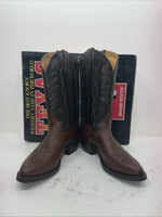 New Men’s Brown Texas Brand Cowboy Boots. 251527503 11 D. 8-87