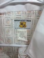 New Men’s Dickson Jenkins White Design Long Sleeve Pearl Snap 17.5 XL CC-57