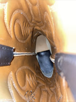 New Men’s Brown Texas Brand Cowboy Boots. 5041 10.5 10 1/2 E E. 7-98