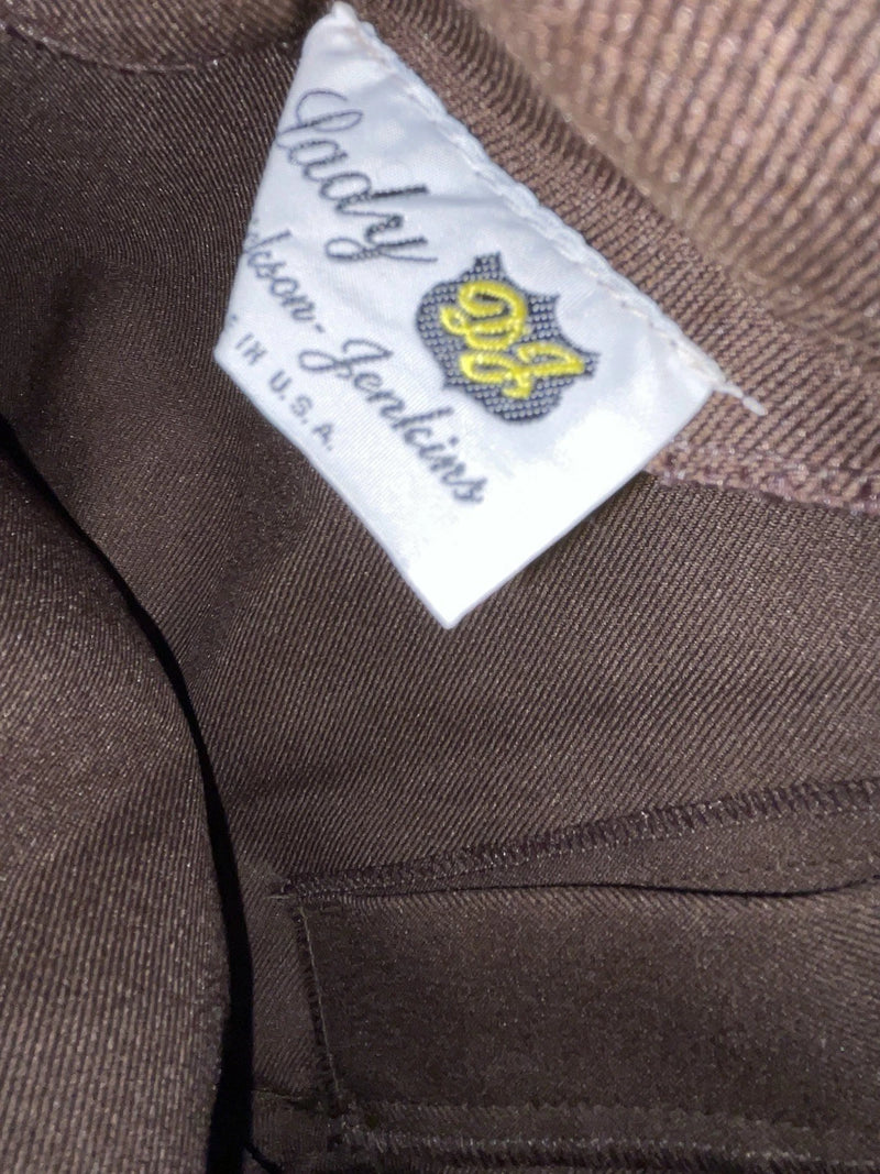 New Vintage Brown Dickson Jenkins Polyester Pants #5510 ZZ-50