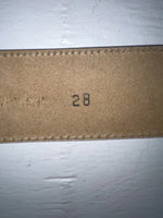New Blue Genuine Leather 28” Belt #7330 Z-171