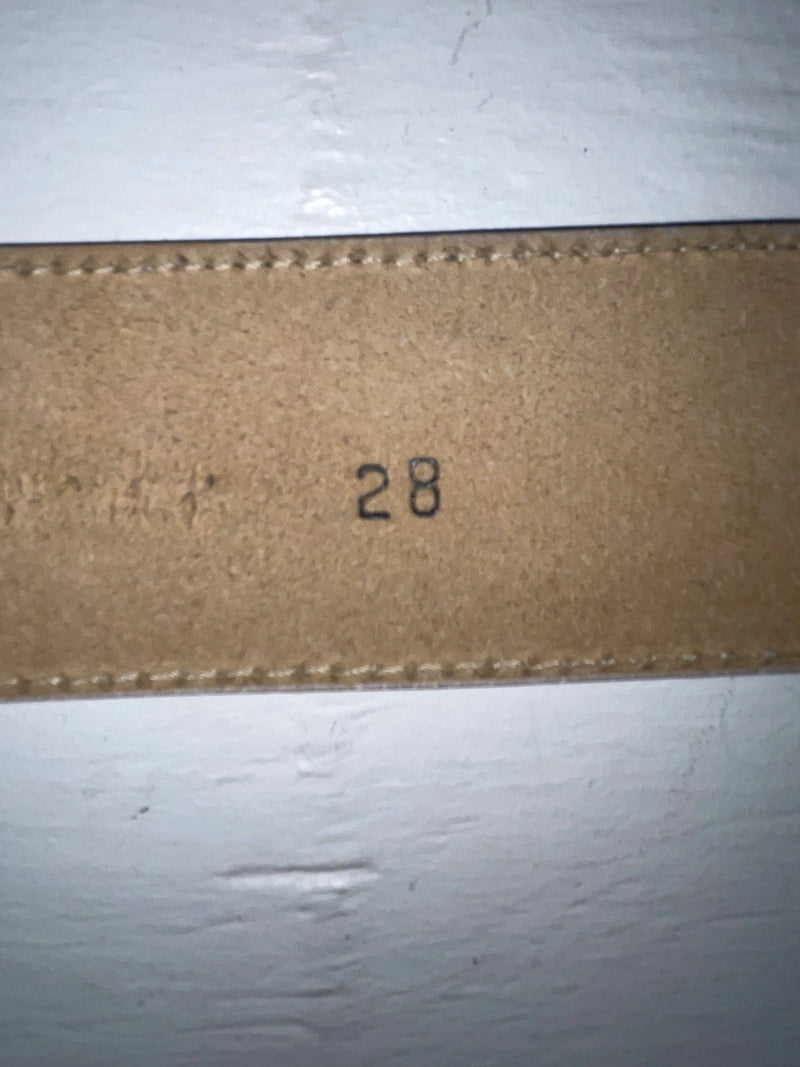 New Blue Genuine Leather 28” Belt #7330 Z-171