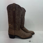 New Women’s Brown Texas Brand Cowboy Boots. 4634 9.5 9 1/2 M. 15-157