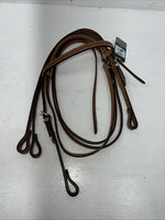 New Tough 1 Pony Leather 5/8”  Browband Headstall With Split Reins #42-880P U-23