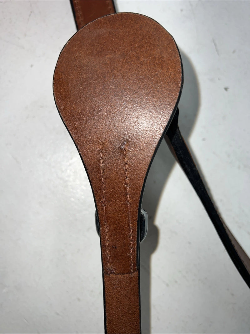New Light Oil Brown Genuine Leather Breast Collar Y-26