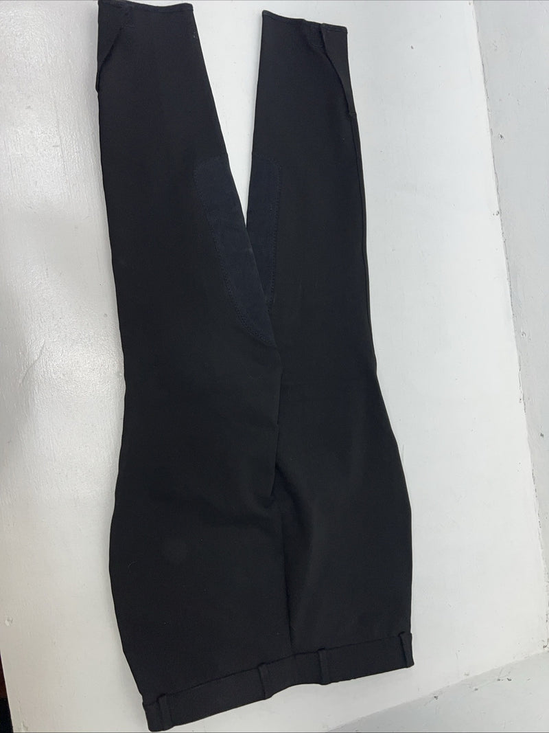 New Women’s Black Ovation English Riding Breeches. 32 R #464096 D-67