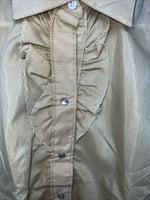New Women’s Rockmount Ranchwear Tab Long Sleeve Button Up Shirt S 3B-81