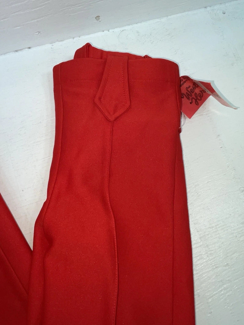 New Vintage Red Western Heritage Polyester Pants #G31 ZZ-52