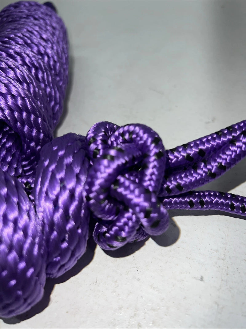 New Tough 1 Purple Poly Rope Tied Halter #50-1010 G-504