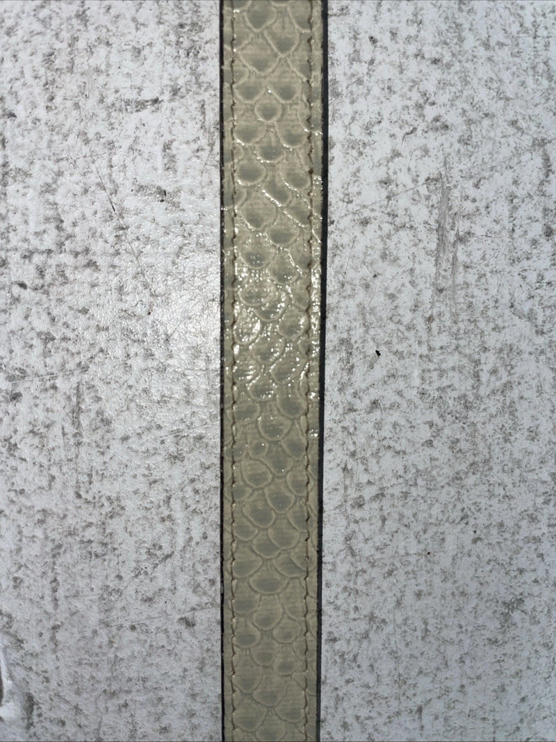 New Cream Genuine Leather Fish Scale 35” Belt Z-34