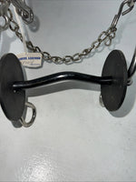 New Congress Leather Mullen Bit With Noseband #48004 U-16