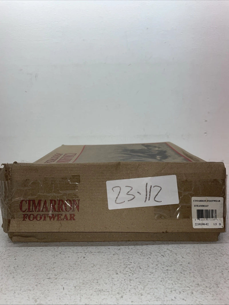 New Kids Brown Lace Up Cimarron Cowboy Boots. 2210100-02 1.5 1 1/2 D. 23-112