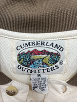 New Men’s Cumberland Brown Western Design Short Sleeve Polo Medium K-50
