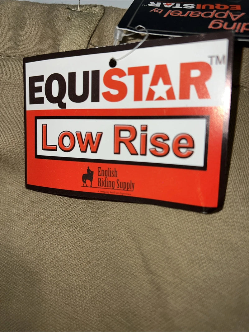 New Women’s Tan EQUISTAR English Riding Breeches. 32 R 464889 D-73