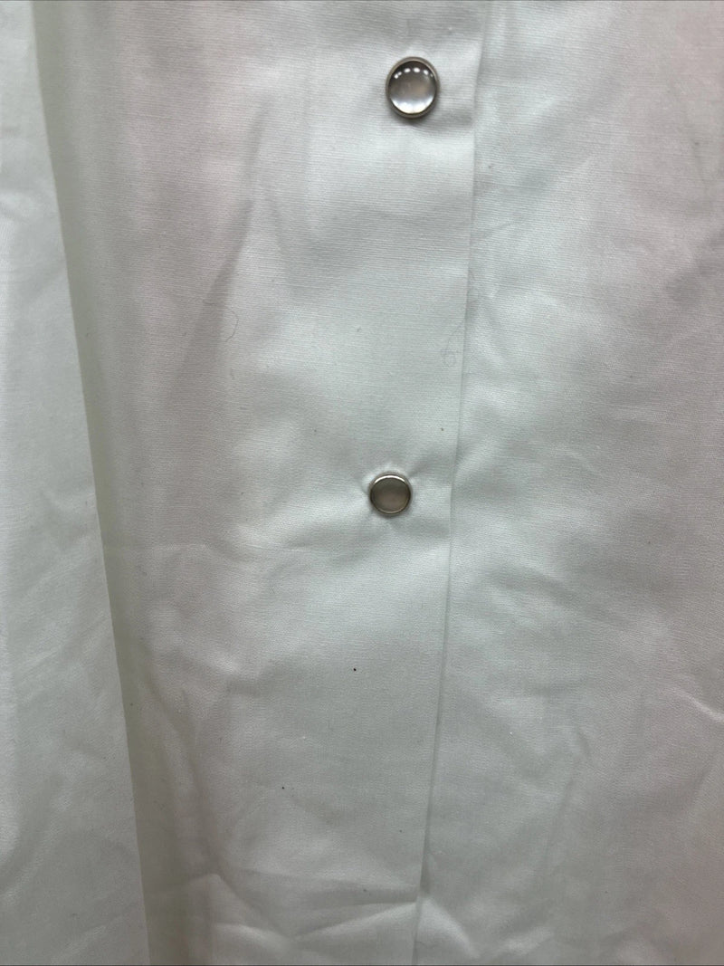New Women’s Rockmount White Designed Short Sleeve Pearl Snap Size 0 YY-31
