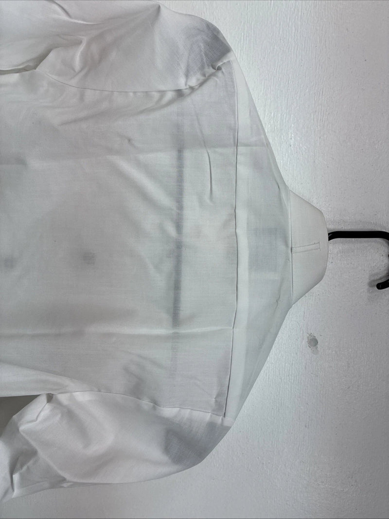 New Kids Classix White Long Sleeve Button Up English Shirt Size BS TT-27