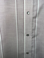 New Men’s Pink Texas Sage Short Sleeve Pearl Snap Shirt 16.5 L P-45