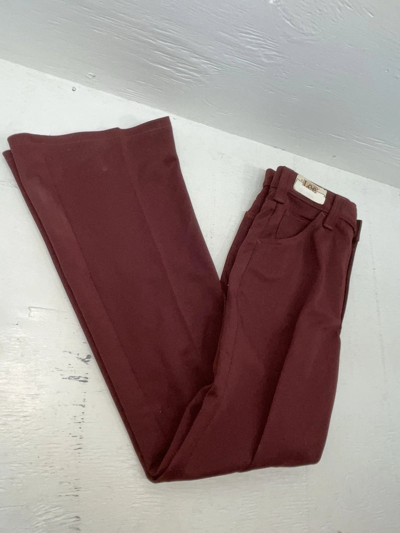 New Vintage Red Lee Polyester Pants #2004061 NN-158
