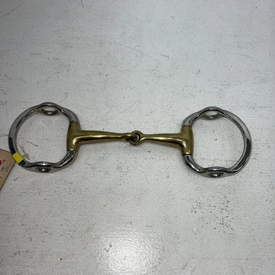 New Kelly Silver Star 5” Smooth Mouth Gag Snaffle Bit #25903 BB-502