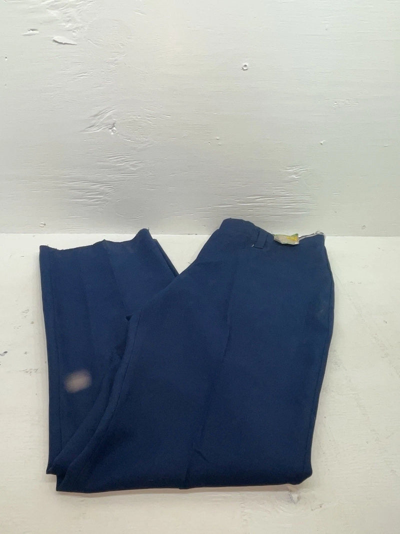 New Vintage Blue H Bar C Polyester Pants #MR477 ZZ-14