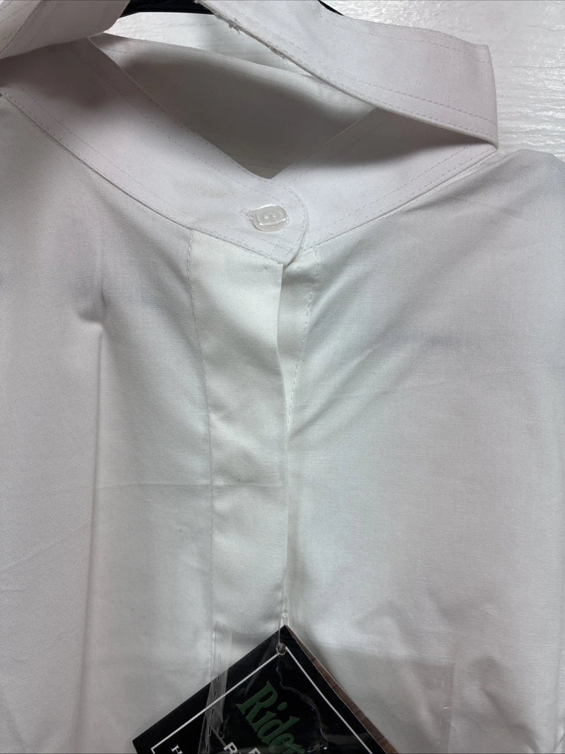 New Riders Mark White Long Sleeve Button Up English Shirt Size 40 DD-6