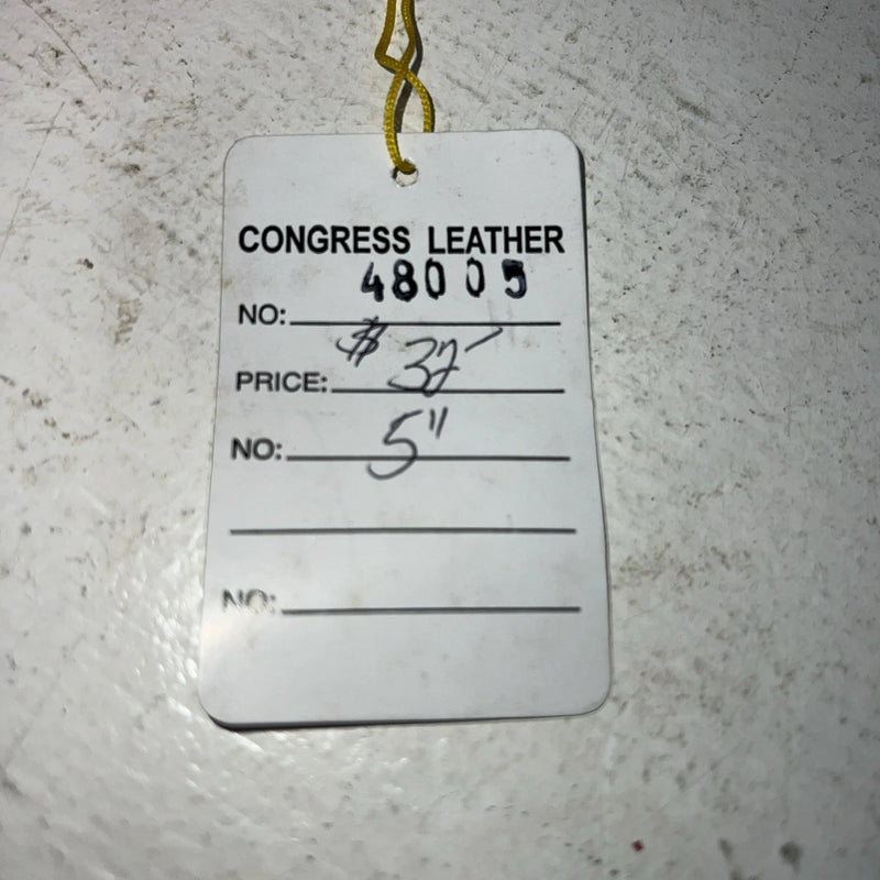 New Congress Leather 5” Tooled Short Shank Port Bit #48005 AA-506