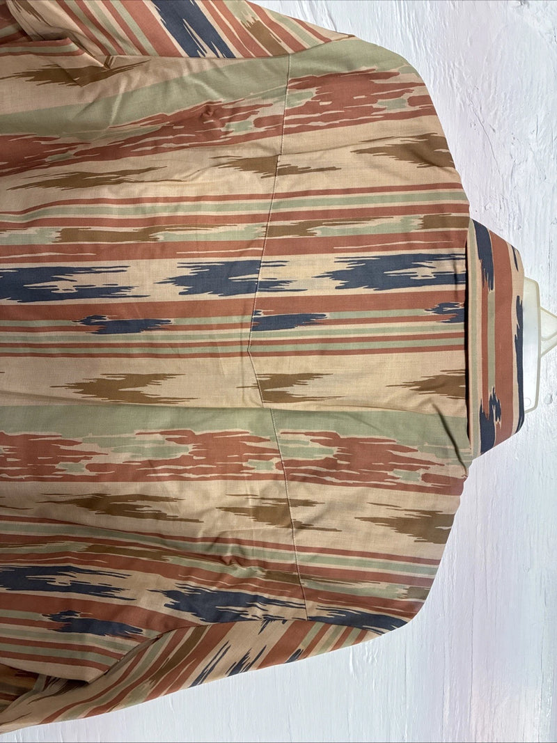 New Men’s ELY Cattleman Multicolor Camo Long Sleeve Pearl Snap 16.5 Large T-60
