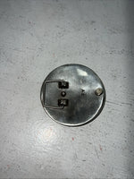 New Women’s Round Silver Belt Buckle Sigh Turquoise In Middle Shell Design. F-6
