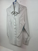 New Women’s Panhandle Slim Gray Long Sleeve Pearl Snap Size 30 KK-14