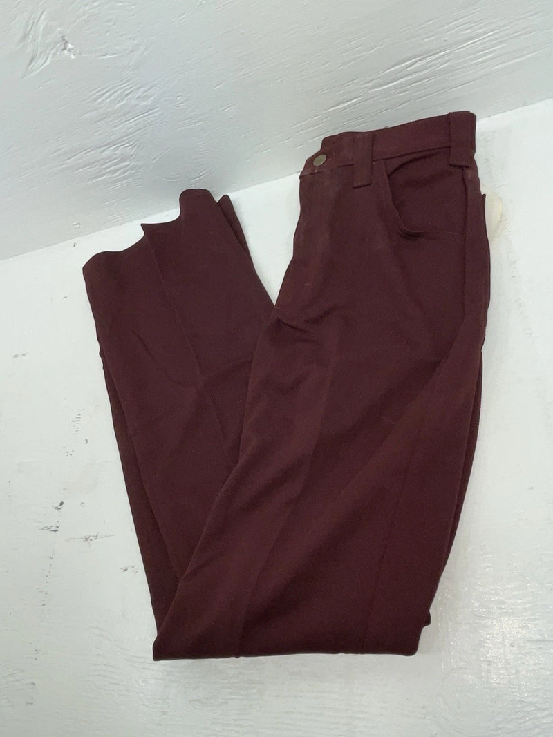 New Vintage Red Lee Polyester Pants #2004061 OO-87