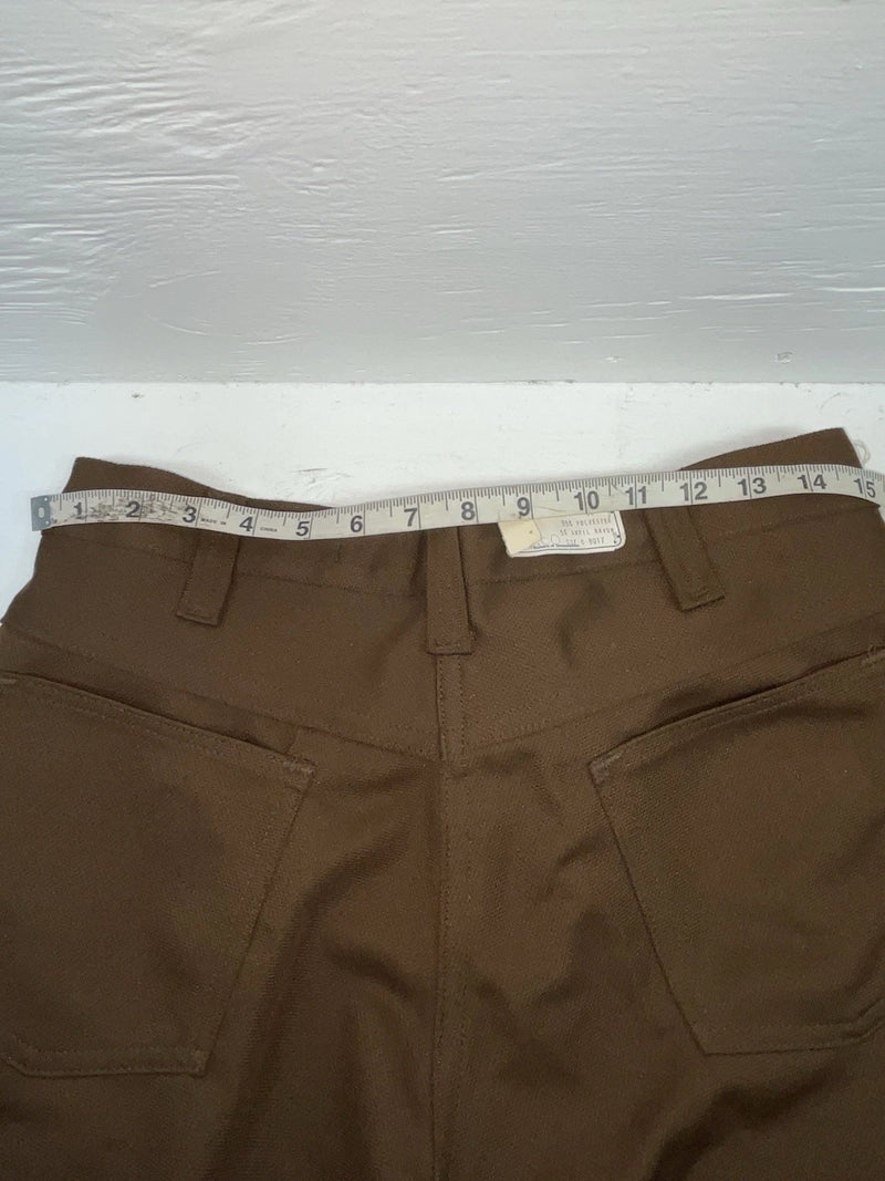 New Vintage Brown Panhandle Slim Polyester Pants #8812 SS-16
