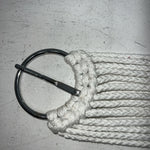 New Tough 1 White Red Mohair 33” Cinch #59-1233 U-22