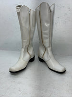 New Woman’s White Dingo Cowboy Boots. 7631 7 M. 18-38
