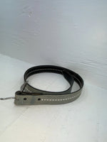 New Blue Genuine Leather Weaved 360 Belt #952 JJ-83