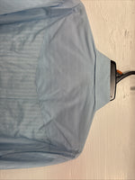 New Men’s ELY Cattleman Blue Stripe Long Sleeve Pearl Snap Medium J-81