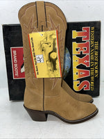 New Women’s Brown Texas Brand Cowboy Boots. 4906 6.5 6 1/2 M. 19-119