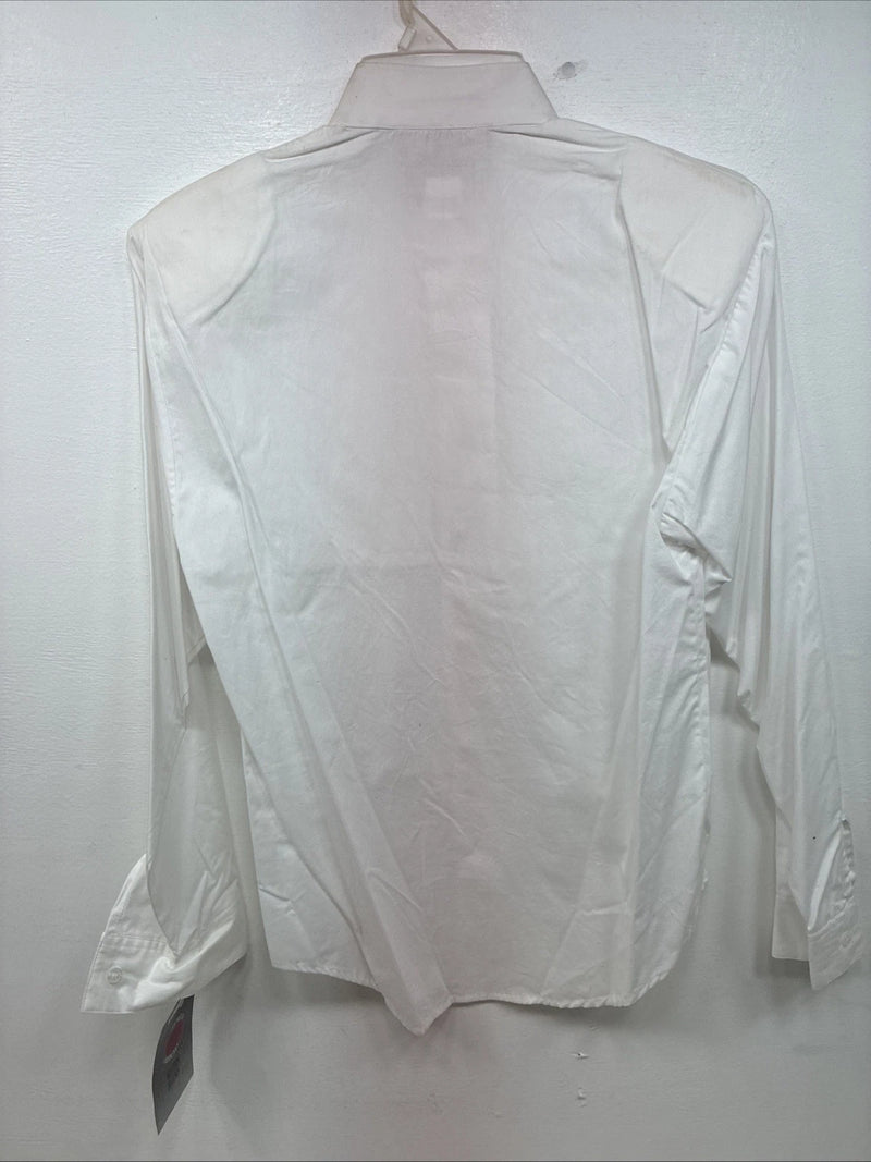 New Women’s Wrangler White Dosages Long Sleeve Button Up Small YY-131