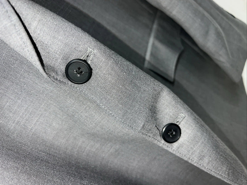 New Men’s Circle S Grey Suit Jacket 46R #25832 T-605
