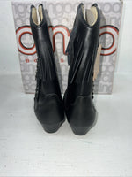 New Children’s Black Dingo Cowboy Boots. 12 D. 24-126