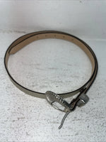New Cream Genuine Leather Fish Scale 35” Belt Z-34